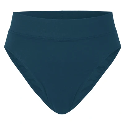 Afbeelding van CALIDA Elastische slip, hoge taille voor dames, met brede zachte tailleband, Deep Dive Petrol, 44 46