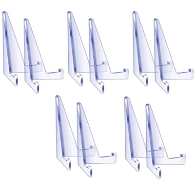 Afbeelding van Whisverse 10 Stks 35PT 360PT Kaarthoezen Display Houder Acryl Stands Klein Rack voor Honkbal Voetbal Sport Card Trading &amp;