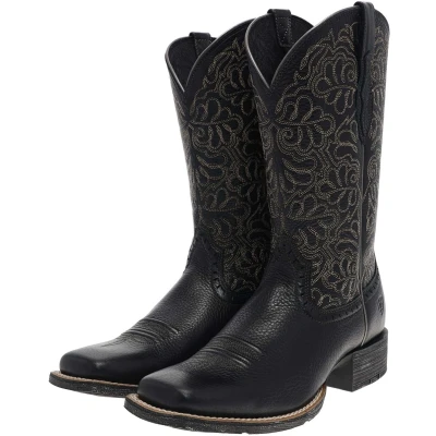 Afbeelding van Ariat Westernlaarzen Round Up Remuda Dames Black Deertan 42,5
