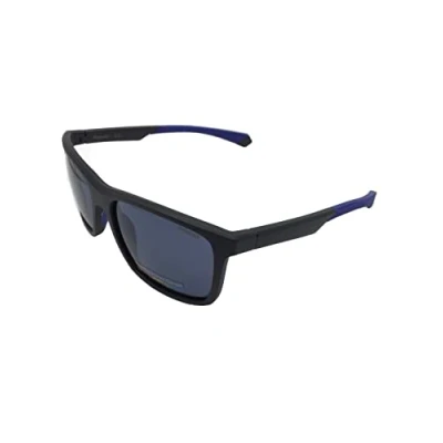 Afbeelding van Polaroid PLD 7043/S Vis Zonnebril Zwart/Blauw Blauw