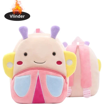 Afbeelding van Livano Kinder Rugzak Jongen Meisje Schooltas Backpack Vlinder