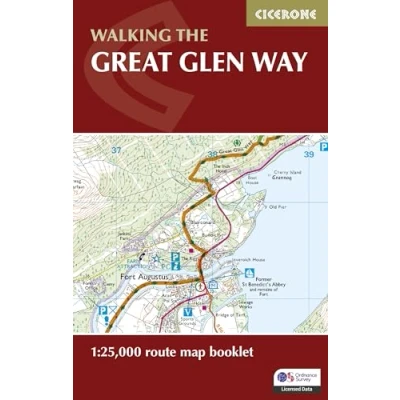 Afbeelding van The Great Glen Way Map Booklet: 1:25,000 OS Route Mapping