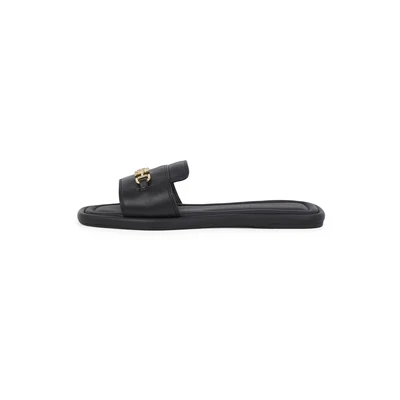 Afbeelding van Tommy Hilfiger Horsebit MULE Muiltjes, Dames, Maat: 40, Black Leer