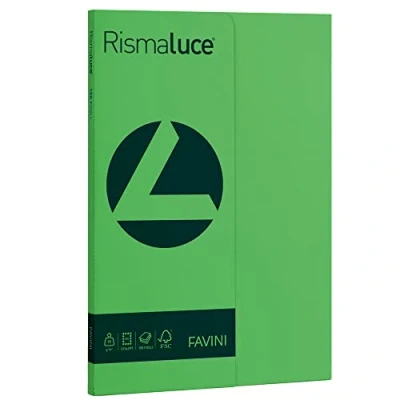 Afbeelding van Favini Rismaluce papier voor inkjetprinter A4 (210x297 mm) 100 vel Groen