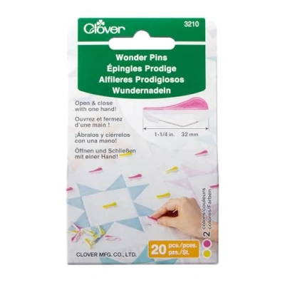 Afbeelding van Clover Wonderpins spelden 3210, geel roze