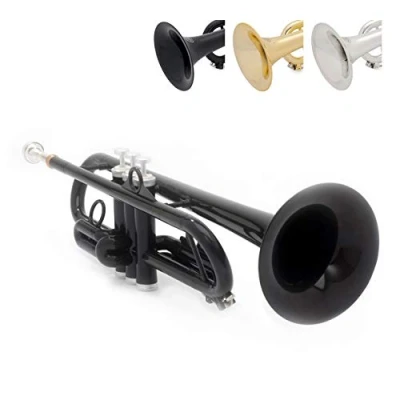 Afbeelding van Jiggs pTrumpet hyTech Black hybride trompet
