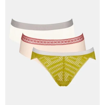 Afbeelding van Sloggi 3P GO Unique Hipster Versch. kleure Small Dames