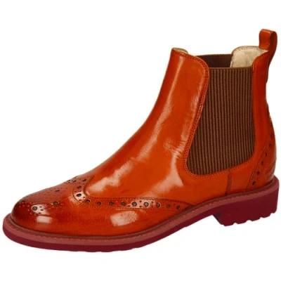 Afbeelding van Melvin &amp; Hamilton enkellaarsjes dames selina 29, rood, 42 EU Breed