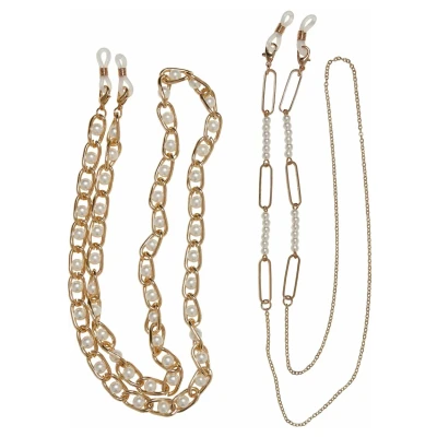 Afbeelding van Urban Classics 2 PACK Ketting goldcoloured, Heren, Maat: One Size, Gold coloured