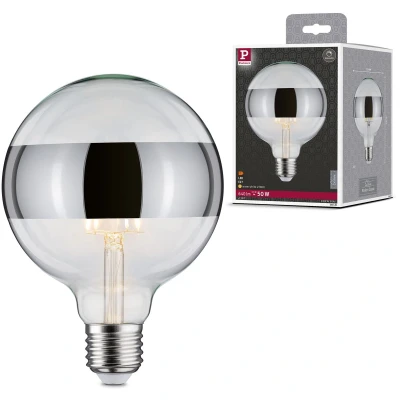 Afbeelding van Paulmann 28681 LED lamp Energielabel F (A G) E27 Globe 6.5 W = 50 Warmwit (Ø x h) 125 mm 174 1 stuk(s)
