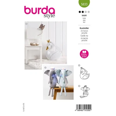Afbeelding van Burda nr.5833 maat one size