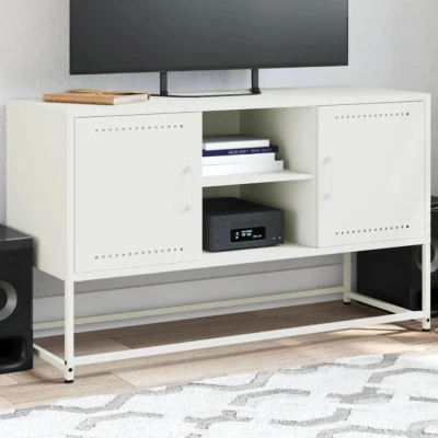 Afbeelding van Hoge kast 100,5x39x107 cm staal mosterdgeel