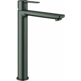 Afbeelding van Grohe lineare 1 gats wastafelkraan xl size met gladde body brushed hard graphite 23405al1