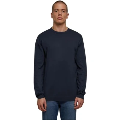 Afbeelding van Urban Classics Knitted Crewneck sweater/trui XXL Donkerblauw