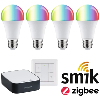 Afbeelding van 5190 Paulmann Home Starterkit verlichting E27 Energielabel: F (A G) RGBW