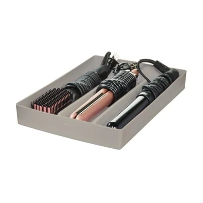 Afbeelding van Haarverzorging Opbergbox iDesign The Home Edit Grijs (37,5 x 24,1 cm)