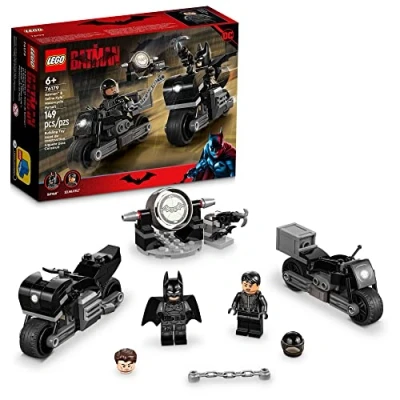 Afbeelding van LEGO DC Batman: Batman &amp; Selina Kyle motorfiets achtervolging 76179 bouwkit; cool superheldenspeelgoed voor kinderen vanaf 6 jaar (149 stuks)
