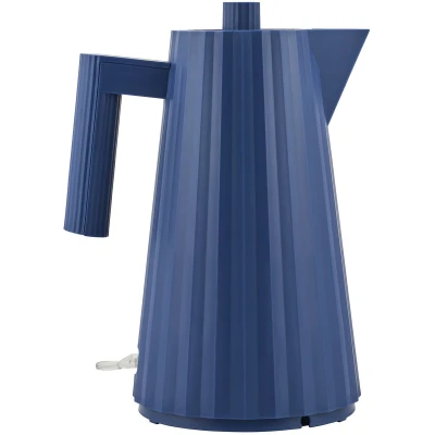Afbeelding van Alessi Plissé Waterkoker Donkerblauw 1,7 liter