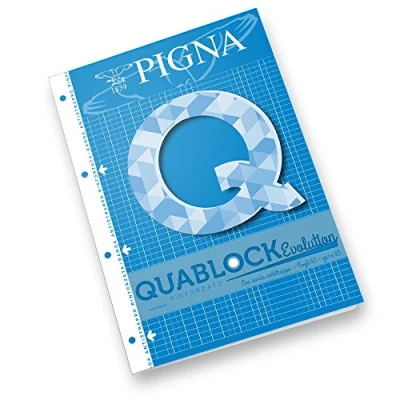 Afbeelding van Pigna 02112155M schrijfblok &amp; schrift A4 40 vel Meerkleurig