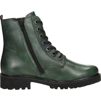 Afbeelding van Remonte Veterboots, Dames, Maat: 36, Grün Leer