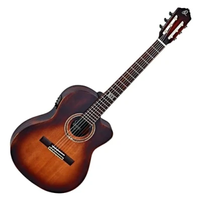 Afbeelding van Ortega The Private Room DSSUITE C/E Tobacco Sunburst elektr. akoest. klassieke gitaar met gigbag