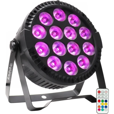 Afbeelding van Ibiza Light Thinpar 14x6W RGBW extra platte Par