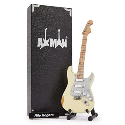 Afbeelding van Nile Roger Miniatuur Gitaar Muziekgeschenken Handgemaakt ornament