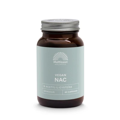 Afbeelding van Mattisson HealthStyle NAC N Acetyl L Cysteïne Capsules 60VCP