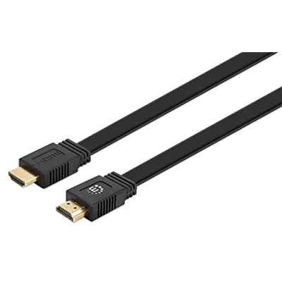 Afbeelding van Manhattan 355629 HDMI kabel Aansluitkabel A stekker, stekker 3.00 m Zwart 4K UHD, Afgeschermd (dubbel)
