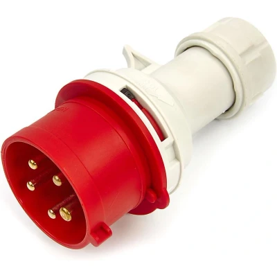 Afbeelding van HBM Cee Form Stekker 400 Volt 32A, 5 Polig, 6h, IP44