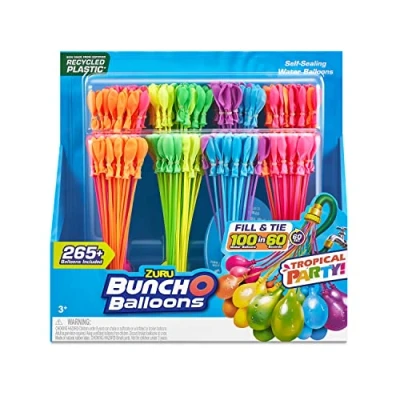 Afbeelding van Bunch O BALLOONS Tropical Party (8 stuks), meer dan 250 zelfdichtende waterballonnen, snel te vullen, kleur 56481 S001 ES
