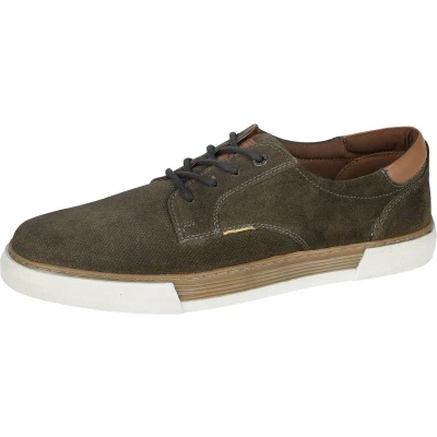 Afbeelding van camel active Sneakers gemaakt van leer Maat menswear 45 Donker Groen