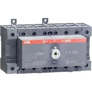 Afbeelding van Abb handbediende omkeerschakelaar 3p ac21 80a zonder as en hendel i o ii din rail 1sca105402r1001