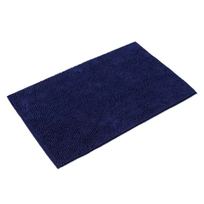 Afbeelding van Badmat Blauw Badkamer Tapijt kan gecombineerd worden tot een set Antislip &amp; Maschinewasbaar Toiletmat 50x80cm