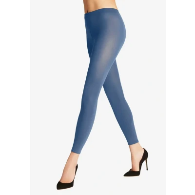 Afbeelding van FALKE Cotton Touch eenkleurig katoen legging dames groen maat S M