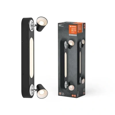 Afbeelding van LEDVANCE LED plafondlamp Neptune, 2 spots, zwart