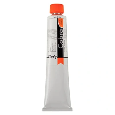 Afbeelding van Cobra Study Water Vermengbare Olieverf Tube 200 ml Zinkwit 104