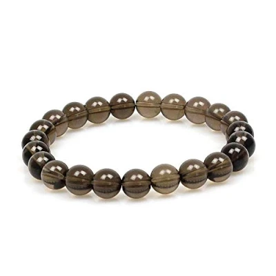 Afbeelding van MJDCB 8 mm Natuurlijke Bruin Kwarts Armband Energiegenezende Kralen