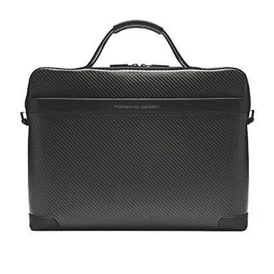 Afbeelding van PORSCHE DESIGN Laptoptas Afzonderlijke gevallen met laptopvak Carbon Briefcase Black Grijs Zwart