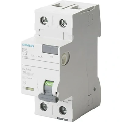 Afbeelding van Siemens differentiaalschakelaar 30 mA 40 A type