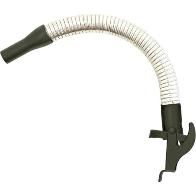 Afbeelding van BW flexibele schenktuit voor brandstofjerrycan, metalen jerrycan, 5/10/20 liter, buis 20 mm benzine, bronsgroen, RAL 6031 F9, Made in Europe
