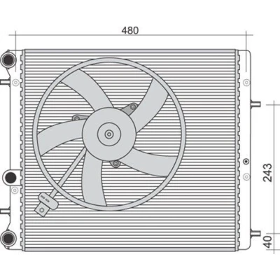 Afbeelding van Magneti Marelli Radiateur 350213851000