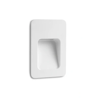 Afbeelding van Faro Lighting Nase LED Outdoor Inbouw Wandlamp Wit IP44