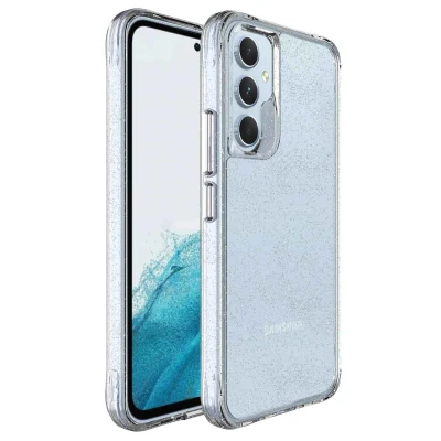 Afbeelding van Samsung Galaxy A54 (5G) Glitter Hoesje Kunststof imoshion Hardcase/Backcover Zilver Telefoonhoesje