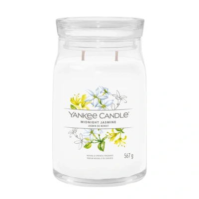 Afbeelding van Yankee Candle Geurkaars Large met 2 lonten Midnight Jasmine 16 cm / ø 9