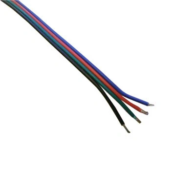 Afbeelding van RGB LED Strip 4 Aderig Verlengkabel, 1 Meter