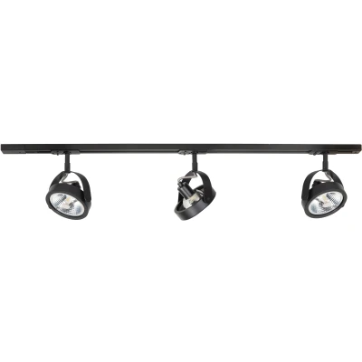 Afbeelding van Highlight Railsysteem Trackline 100 cm + 3 Malta spots zwart