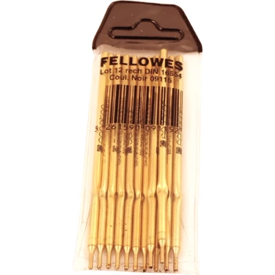Afbeelding van Fellowes vulling Stylofoor, zwart, pak 12 stuks