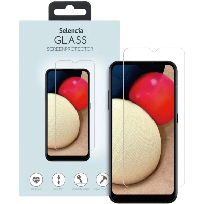 Afbeelding van Screenprotector Samsung Galaxy A03s: Selencia Gehard Glas
