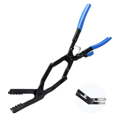 Afbeelding van CCLIFE Slangklem met dubbele scharnier, schuin 430 mm, slangklemmen, tang, slangtang voor in de auto